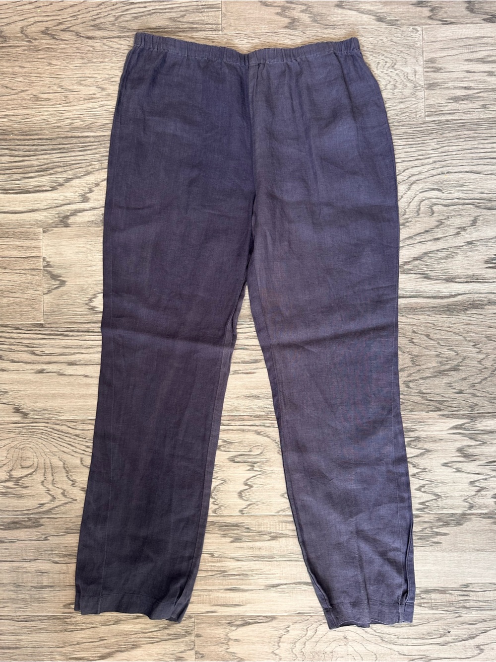 Relaxed Navy Wide-Leg Women’s Pants